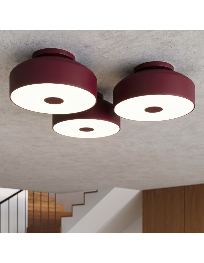 Sollux Plafon OMIQ burgund SL.2280