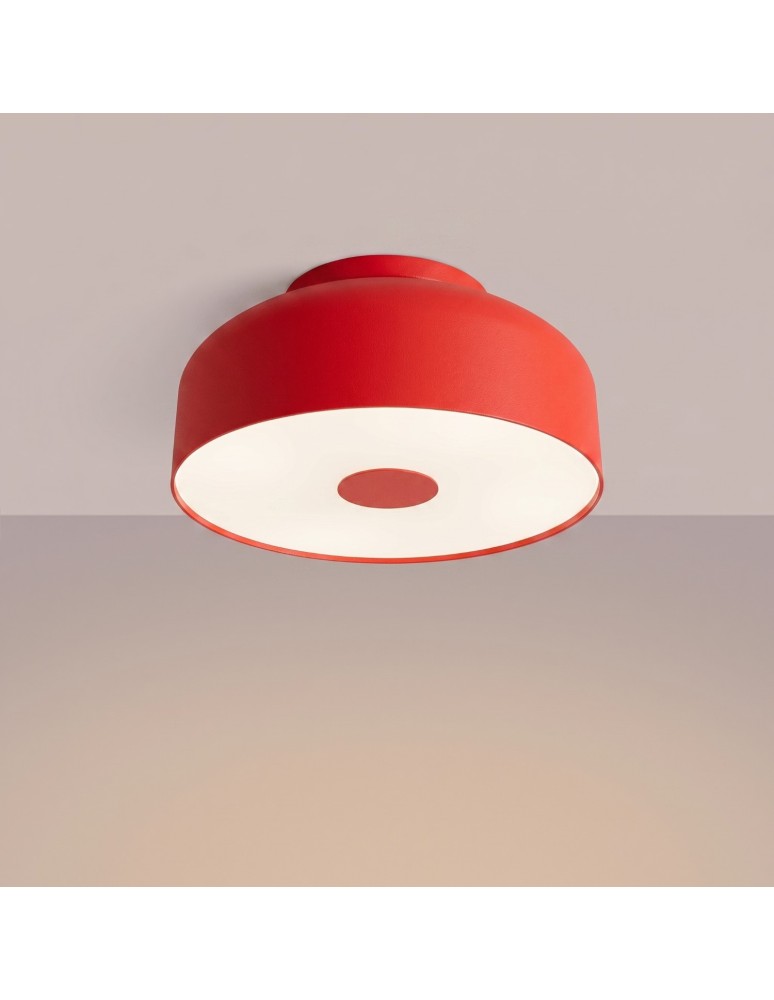 Sollux Plafon OMIQ czerwony SL.2285 Sollux Plafon OMIQ czerwony SL.2285