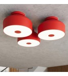 Sollux Plafon OMIQ czerwony SL.2285 Sollux Plafon OMIQ czerwony SL.2285