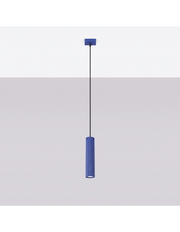 Sollux Lampa wisząca KARBON 1 ultramaryna SL.2311 - produkt 2