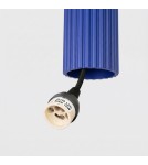 Sollux Lampa wisząca KARBON 1 ultramaryna SL.2311 Sollux Lampa wisząca KARBON 1 ultramaryna SL.2311