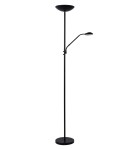 Floor lamps for reading - Lucide ZENITH LED Floor lamp 20W + 4W Black 19791/24/30 - product 7