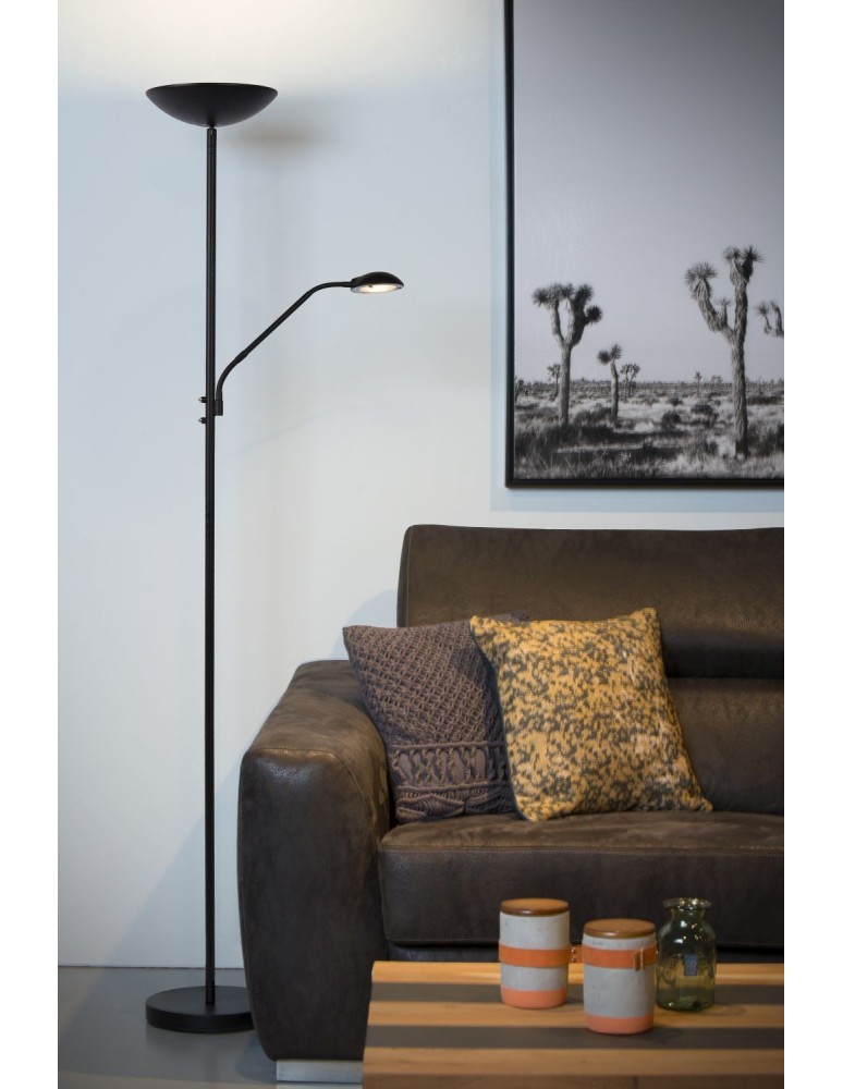 Lucide ZENITH LED Podłogowa 20W + 4W Czarny 19791/24/30