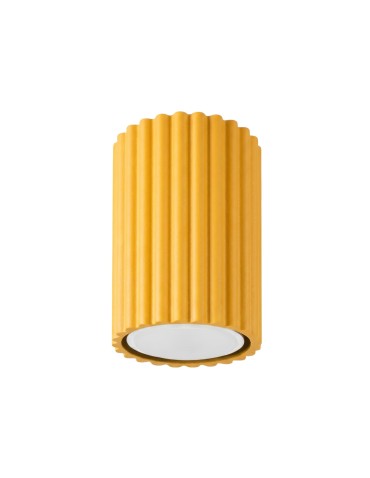 Sollux Plafon KARBON 10 żółty SL.2329
