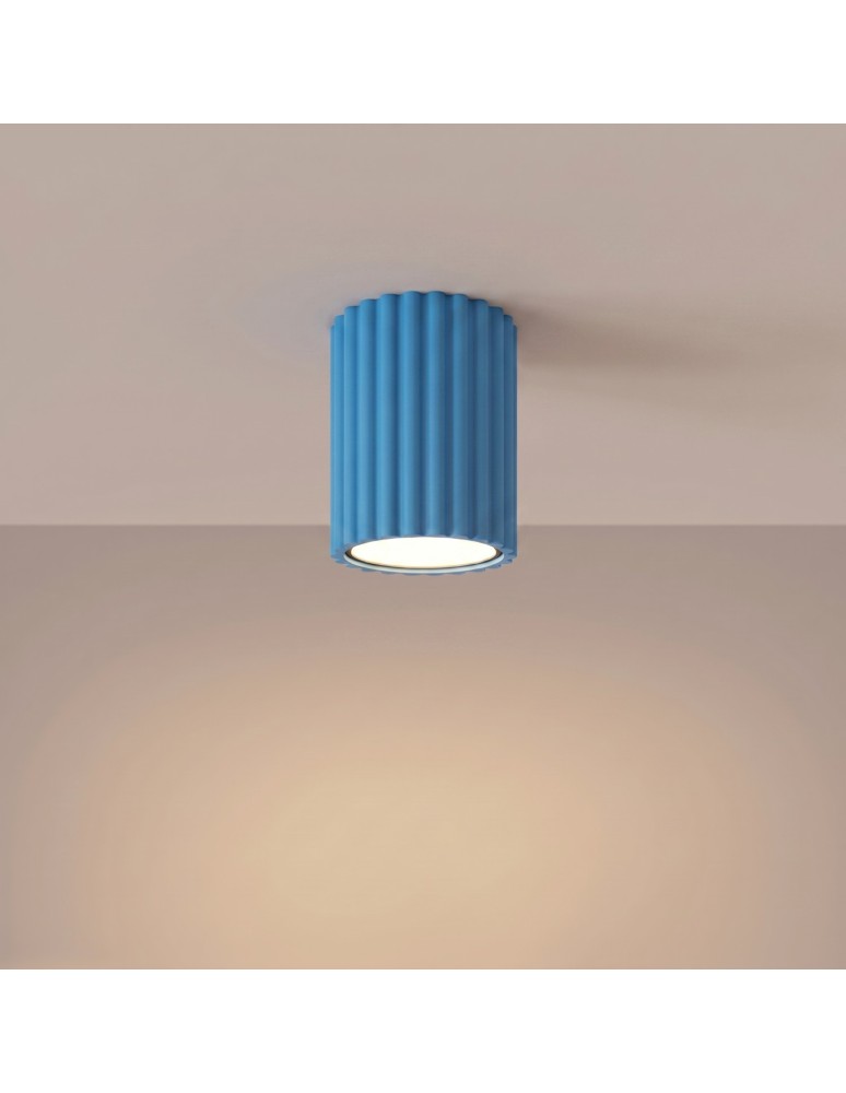 Sollux Plafon KARBON 10 błękitny SL.2332 Sollux Plafon KARBON 10 błękitny SL.2332