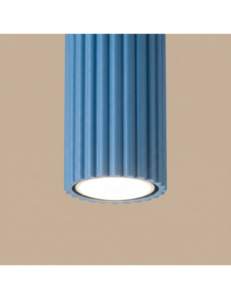 Sollux Plafon KARBON 10 błękitny SL.2332 Sollux Plafon KARBON 10 błękitny SL.2332