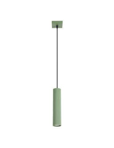 Sollux Lampa wisząca KARBON 1 szałwiowa SL.2333