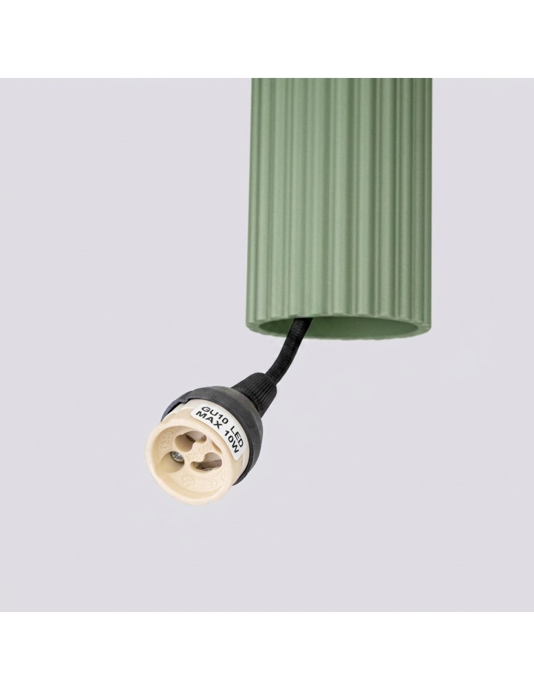 Sollux Lampa wisząca KARBON 1 szałwiowa SL.2333 Sollux Lampa wisząca KARBON 1 szałwiowa SL.2333