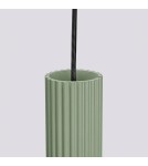 Sollux Lampa wisząca KARBON 1 szałwiowa SL.2333 Sollux Lampa wisząca KARBON 1 szałwiowa SL.2333