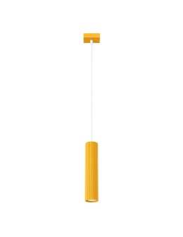 Sollux Lampa wisząca KARBON 1 żółta SL.2334
