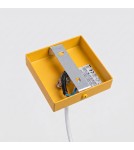 Sollux Lampa wisząca KARBON 1 żółta SL.2334