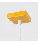 Sollux Lampa wisząca KARBON 1 żółta SL.2334