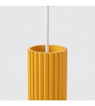 Sollux Lampa wisząca KARBON 1 żółta SL.2334