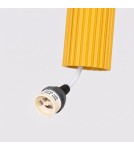 Sollux Lampa wisząca KARBON 1 żółta SL.2334