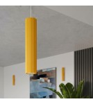 Sollux Lampa wisząca KARBON 1 żółta SL.2334