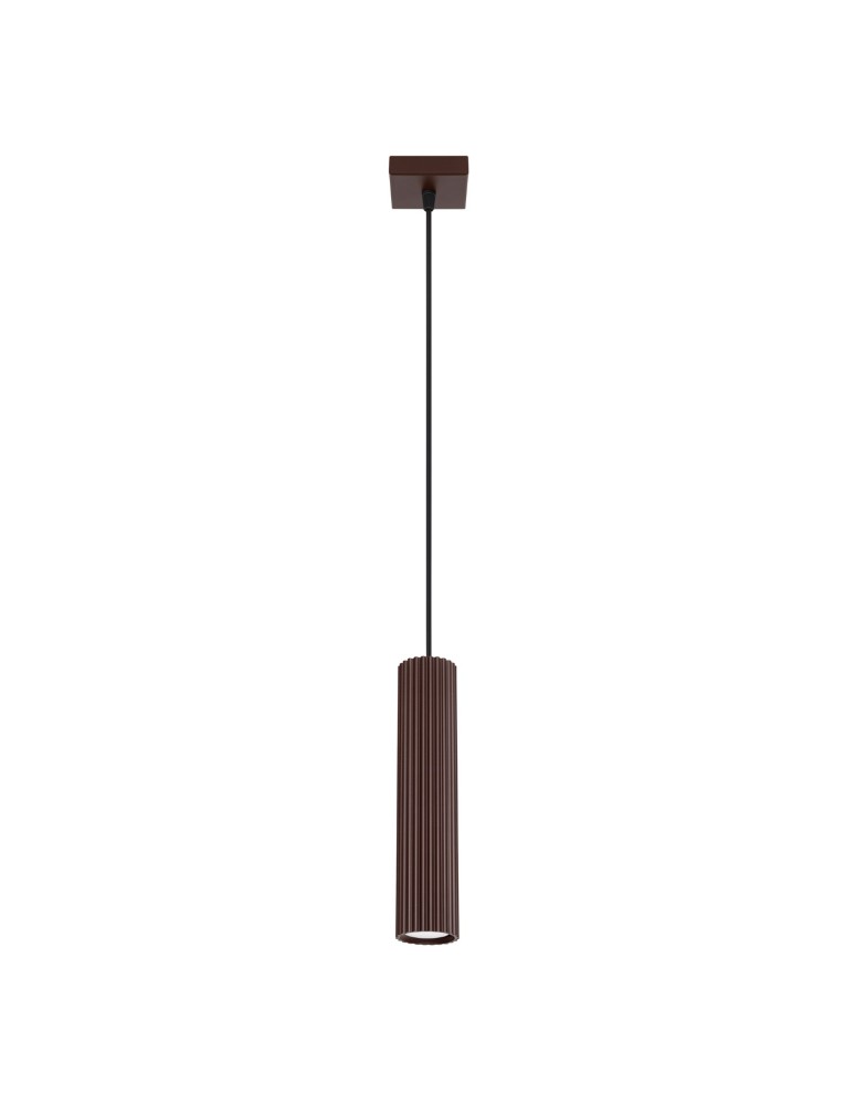 Sollux Lampa wisząca KARBON 1 brązowa SL.2336