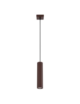 Sollux Lampa wisząca KARBON 1 brązowa SL.2336