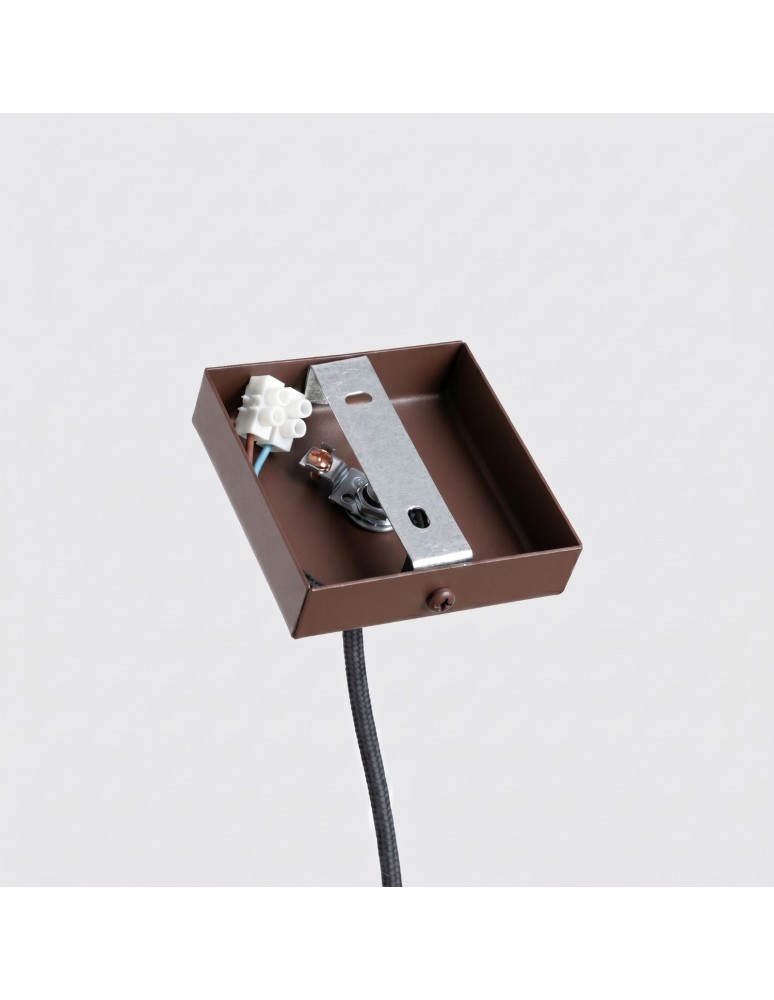 Sollux Lampa wisząca KARBON 1 brązowa SL.2336