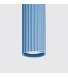 Sollux Lampa wisząca KARBON 1 błękitna SL.2337