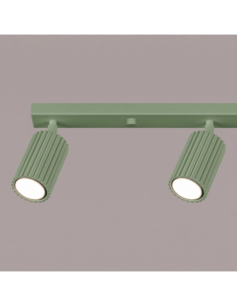 Sollux Plafon KARBON 4L szałwiowy SL.2354