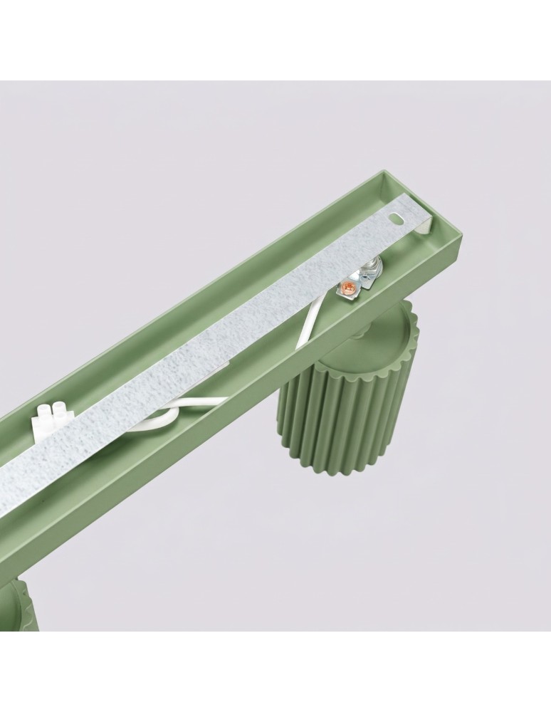 Sollux Plafon KARBON 4L szałwiowy SL.2354
