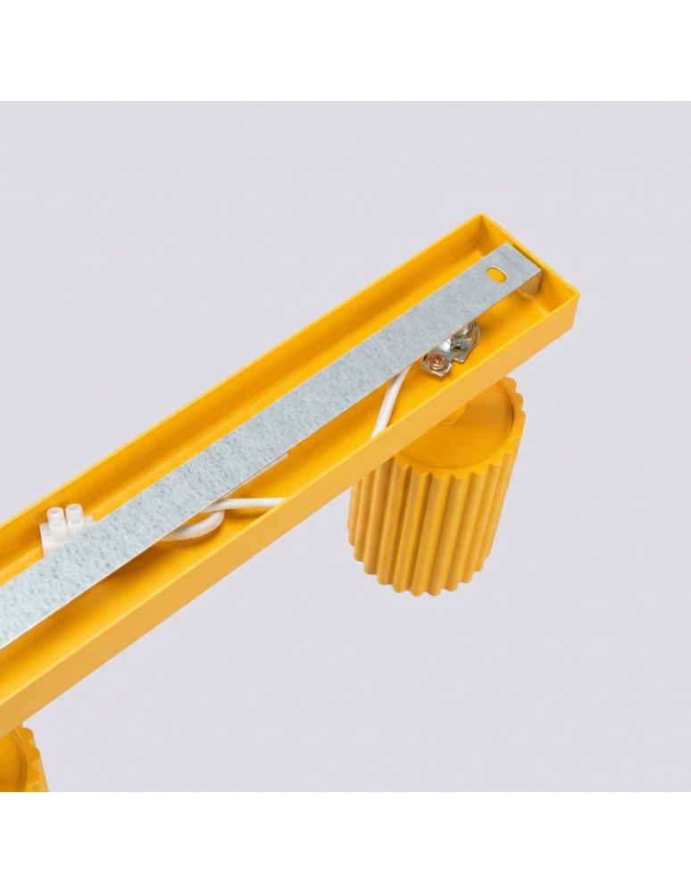 Sollux Plafon KARBON 4L żółty SL.2361