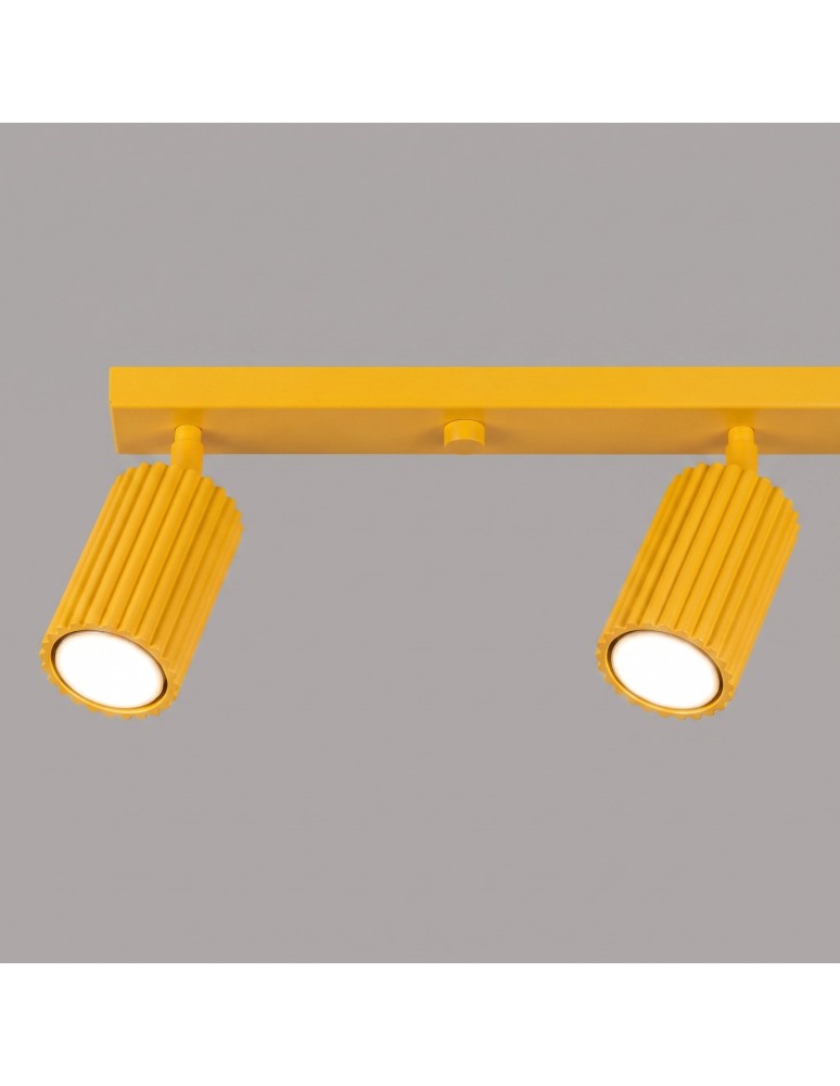 Sollux Plafon KARBON 4L żółty SL.2361