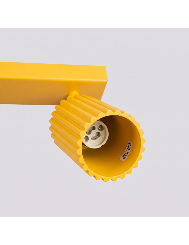 Sollux Plafon KARBON 4L żółty SL.2361