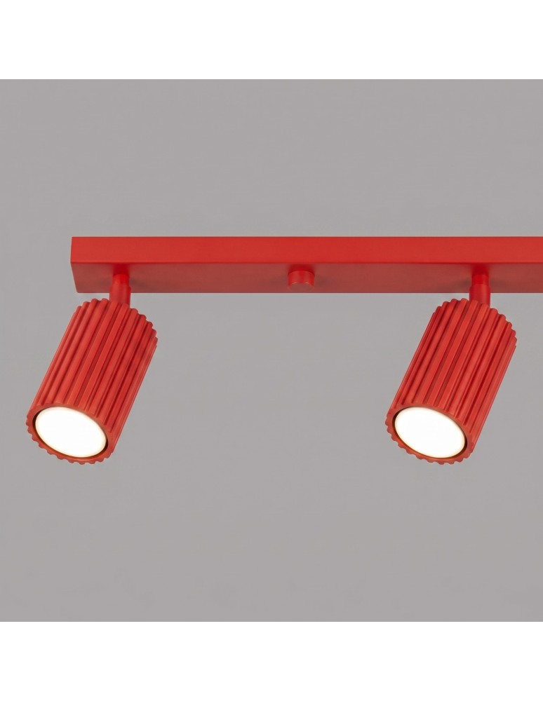 Sollux Plafon KARBON 4L czerwony SL.2368 Sollux Plafon KARBON 4L czerwony SL.2368