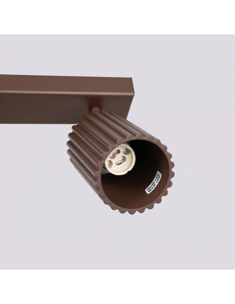 Sollux Plafon KARBON 4L brązowy SL.2375