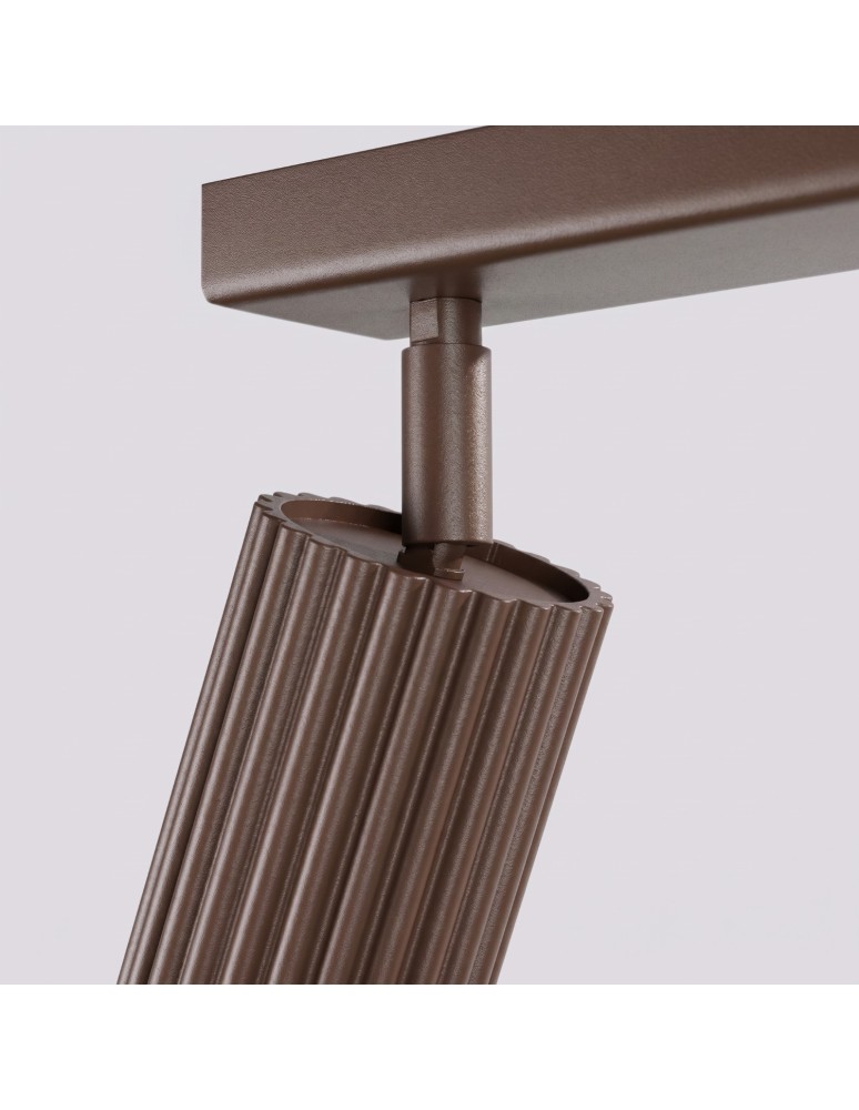 Sollux Plafon KARBON 4L brązowy SL.2375