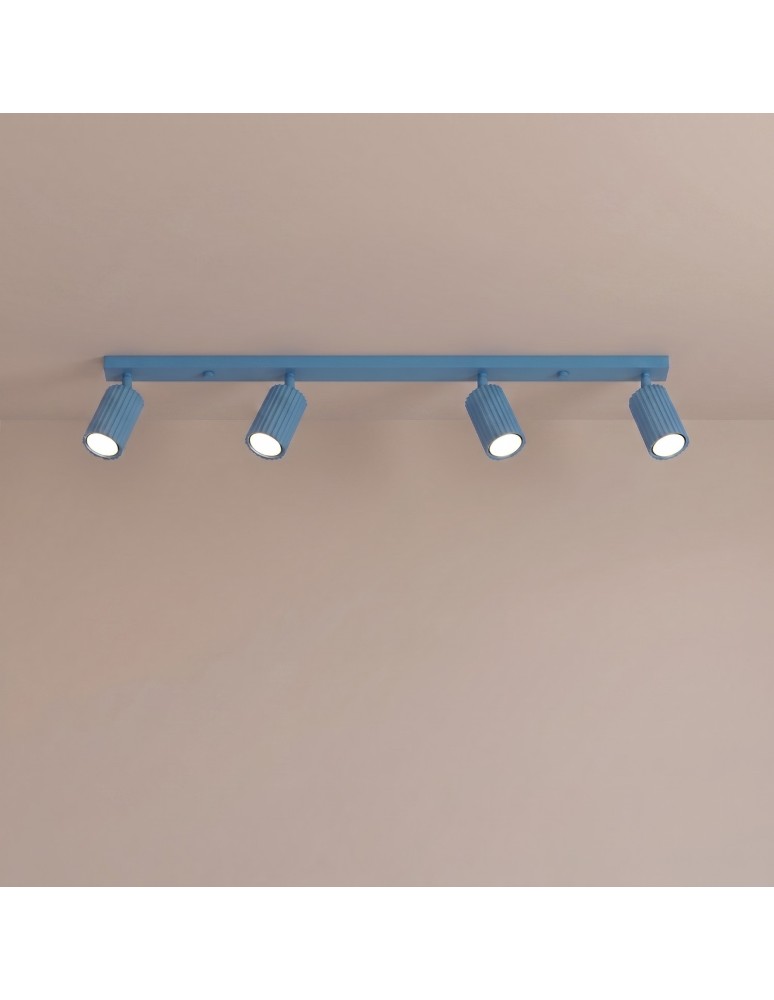 Sollux Plafon KARBON 4L błękitny SL.2382 Sollux Plafon KARBON 4L błękitny SL.2382