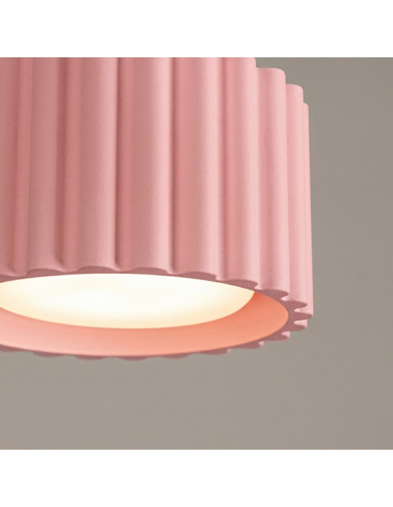 Sollux Plafon AURA 1 różowy Gx53 SL.2406
