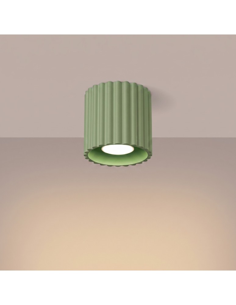 Sollux Plafon AURA 1 szałwiowy GU10 SL.2408