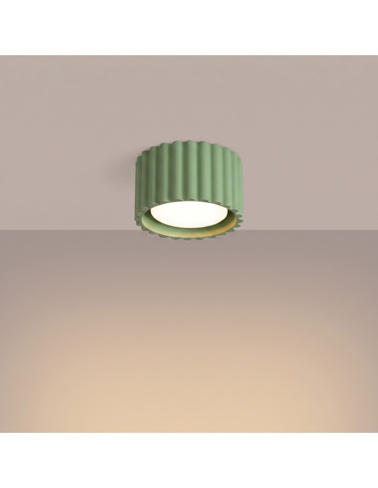 Sollux Plafon AURA 1 szałwiowy Gx53 SL.2411