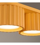 Sollux Plafon AURA 2 żółty Gx53 SL.2417