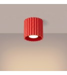 Sollux Plafon AURA 1 czerwony GU10 SL.2418 Sollux Plafon AURA 1 czerwony GU10 SL.2418