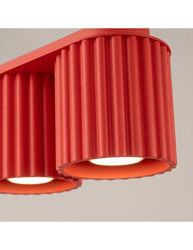 Sollux Plafon AURA 2 czerwony GU10 SL.2419