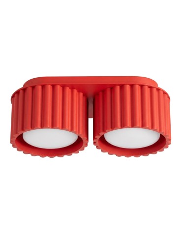 Sollux Plafon AURA 2 czerwony Gx53 SL.2422