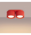 Sollux Plafon AURA 2 czerwony Gx53 SL.2422 Sollux Plafon AURA 2 czerwony Gx53 SL.2422