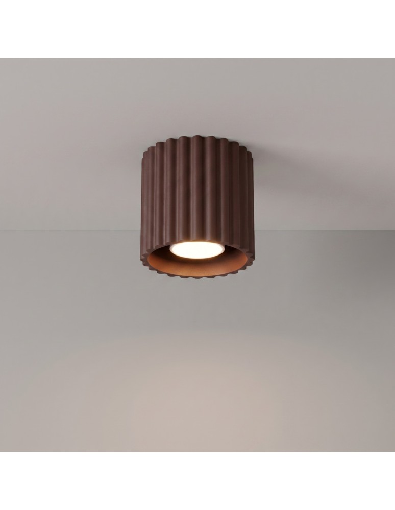 Sollux Plafon AURA 1 brązowy GU10 SL.2423