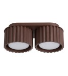 Sollux Plafon AURA 2 brązowy Gx53 SL.2427 Sollux Plafon AURA 2 brązowy Gx53 SL.2427