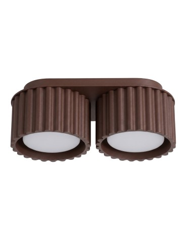 Sollux Plafon AURA 2 brązowy Gx53 SL.2427