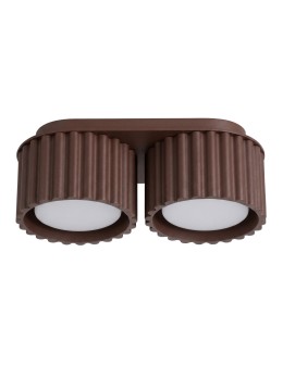 Sollux Plafon AURA 2 brązowy Gx53 SL.2427