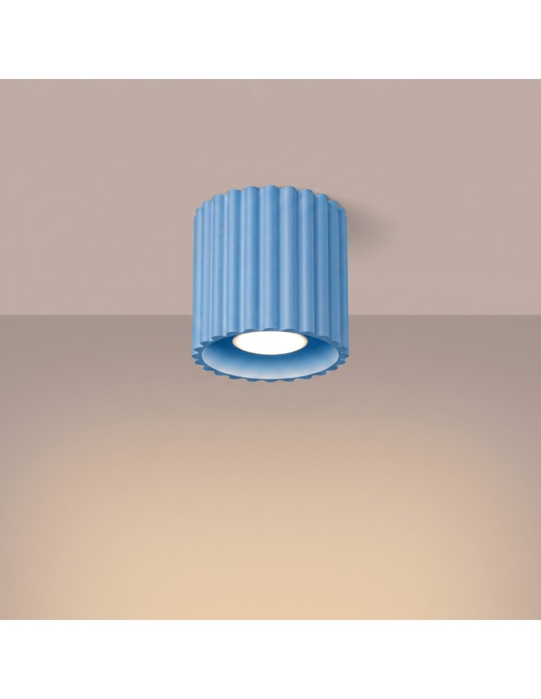 Sollux Plafon AURA 1 błękitny GU10 SL.2428 Sollux Plafon AURA 1 błękitny GU10 SL.2428