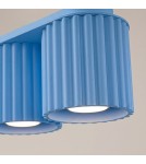 Sollux Plafon AURA 2 błękitny GU10 SL.2429 Sollux Plafon AURA 2 błękitny GU10 SL.2429