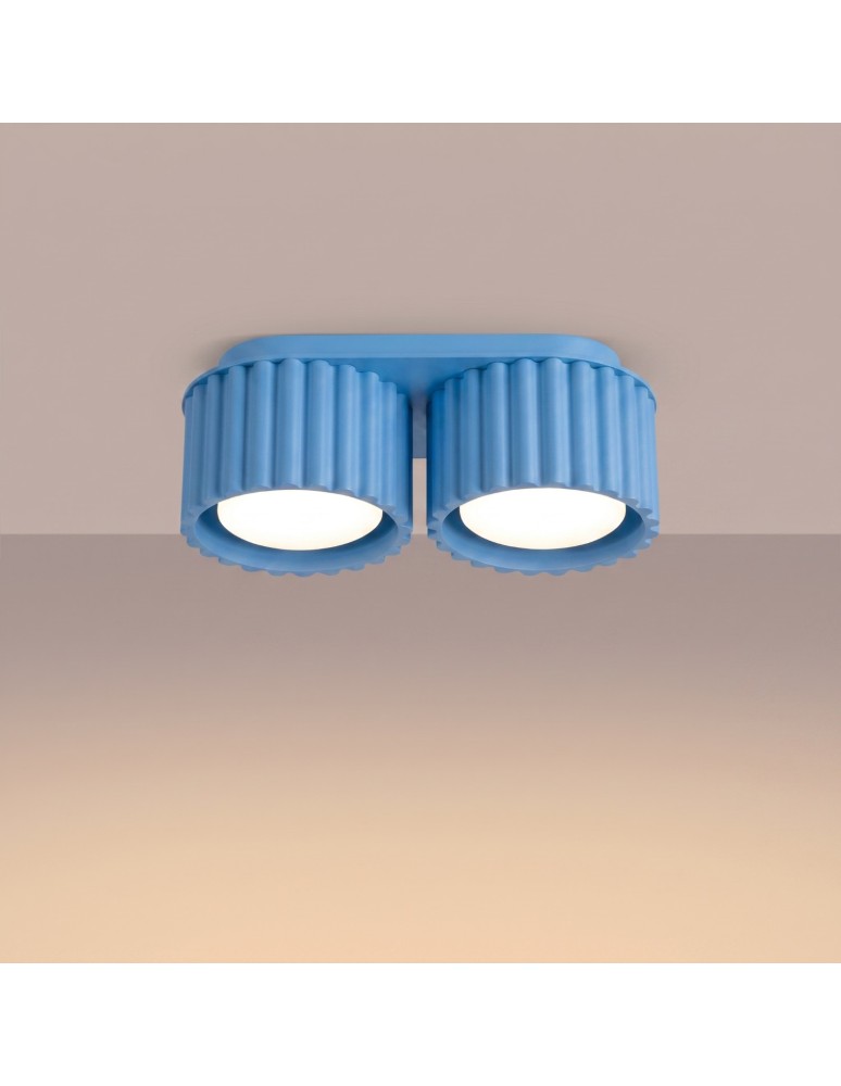Sollux Plafon AURA 2 błękitny Gx53 SL.2432