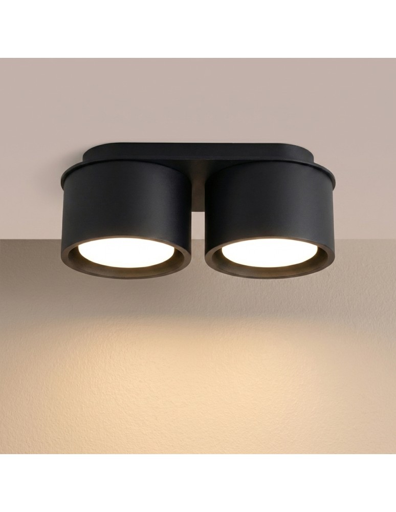 Sollux Plafon MODO 2 czarny Gx53 SL.2439