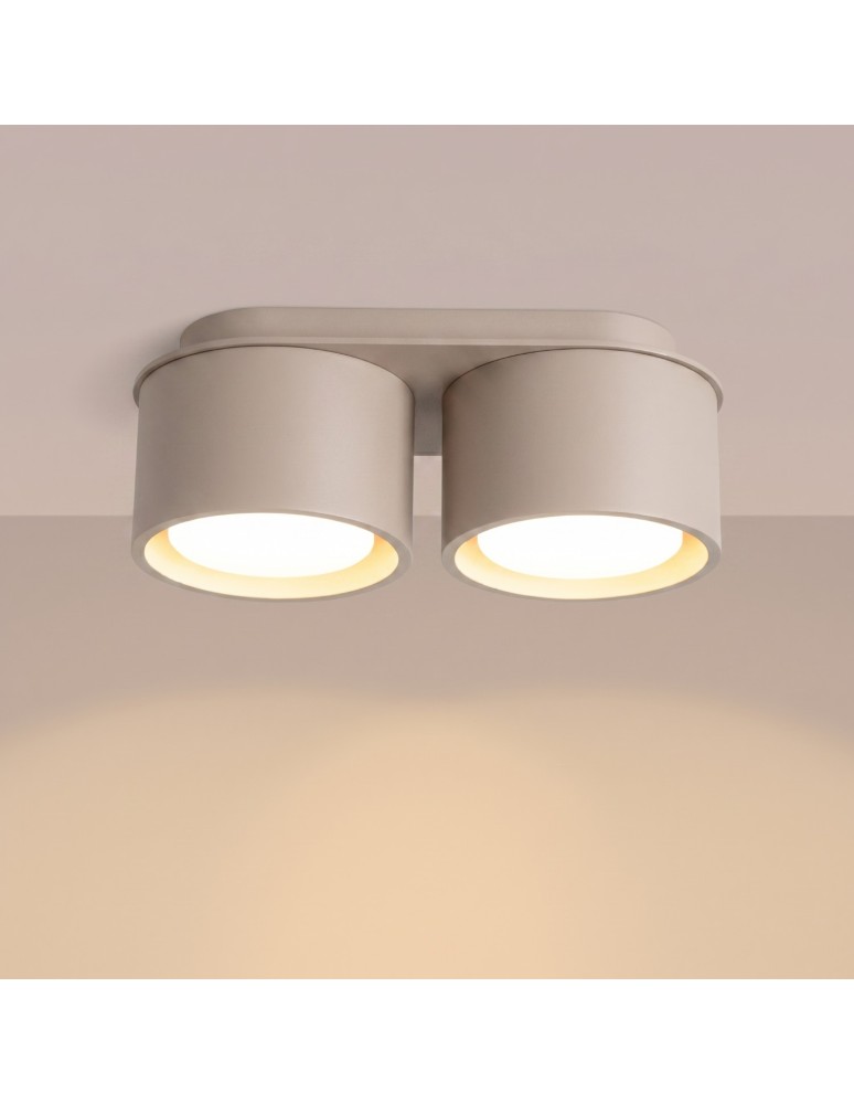Sollux Plafon MODO 2 taupe Gx53 SL.2447