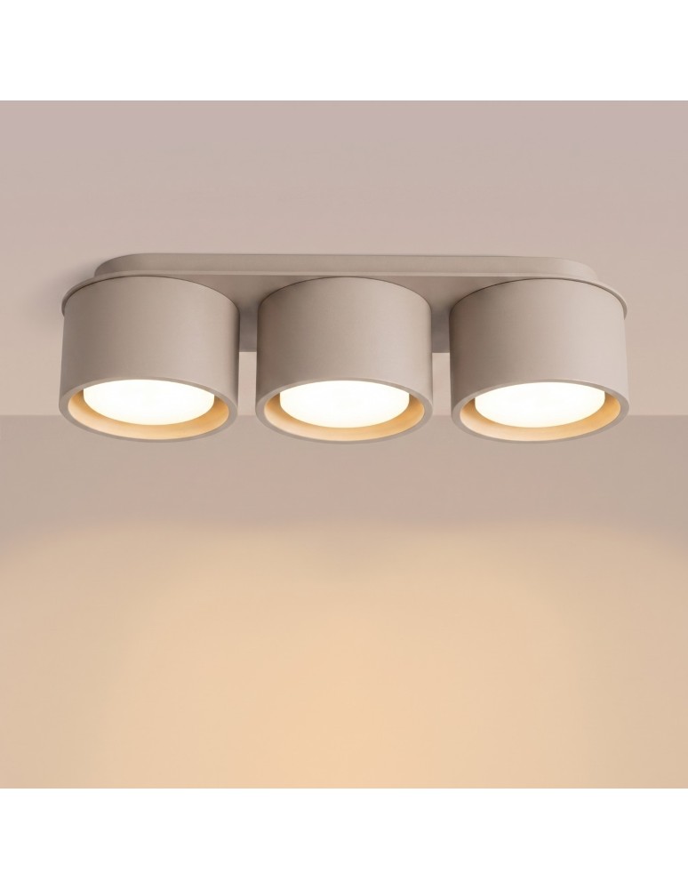 Sollux Plafon MODO 3 taupe Gx53 SL.2448